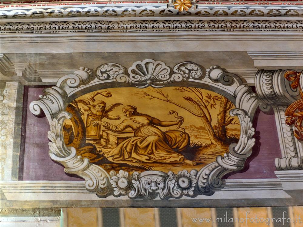 Masserano (Biella, Italy) - Allegory of prudence in the Palace of the Princes